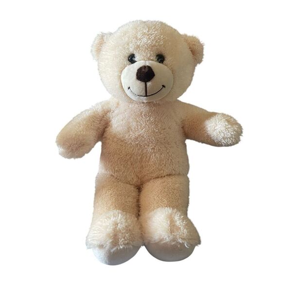 Build-A-Bear Workshop Kids Tan Teddy Bear Cub With Dress Stuffed Plush Toy - Picture 2 of 10